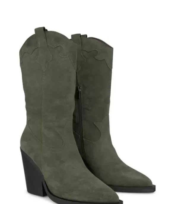 Botas Tacón*Alma en Pena Comprar Bota Vaquera De Piel