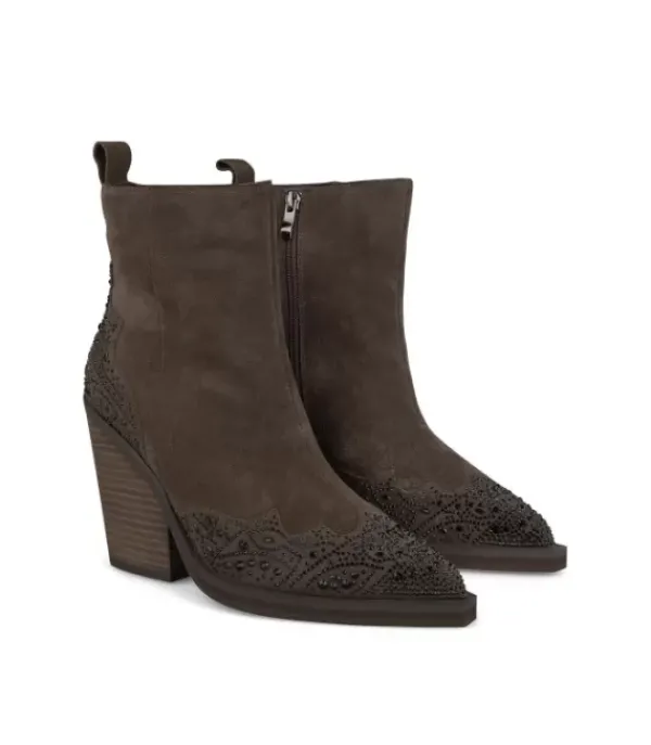 Botines Tacón*Alma en Pena Comprar Botin Adornado Con Pedreria