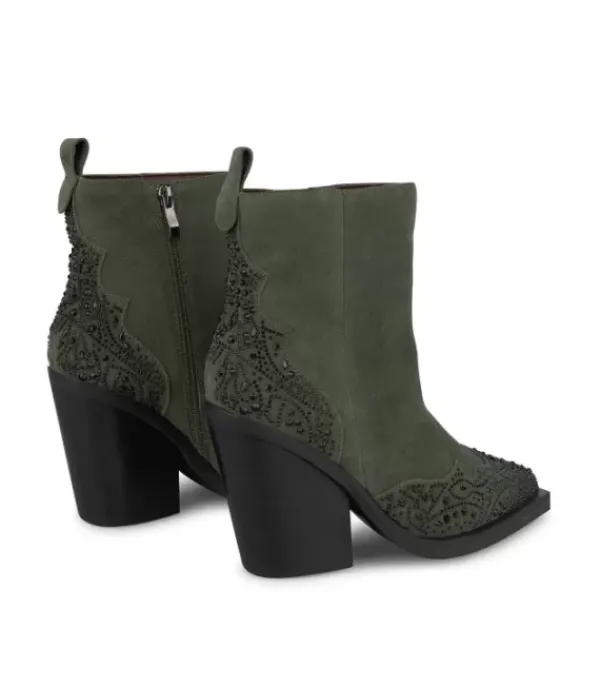 Botines Tacón*Alma en Pena Comprar Botin Adornado Con Pedreria