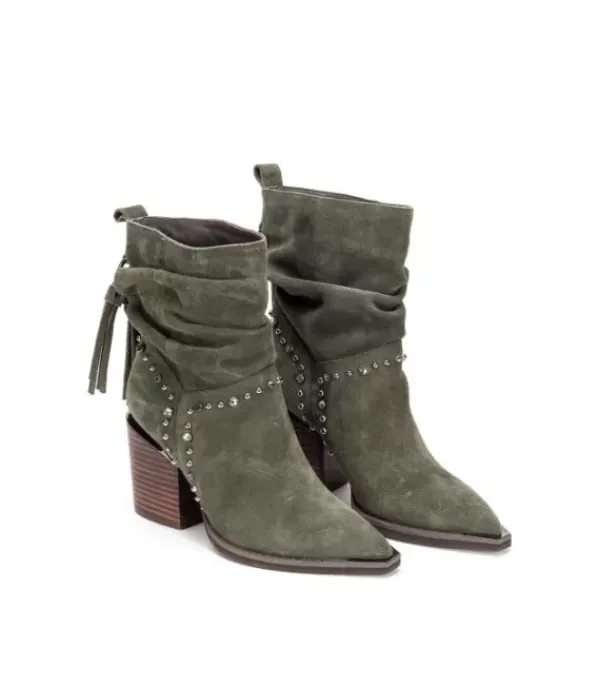 Botines Tacón*Alma en Pena Comprar Botin Con Cana Arrugada