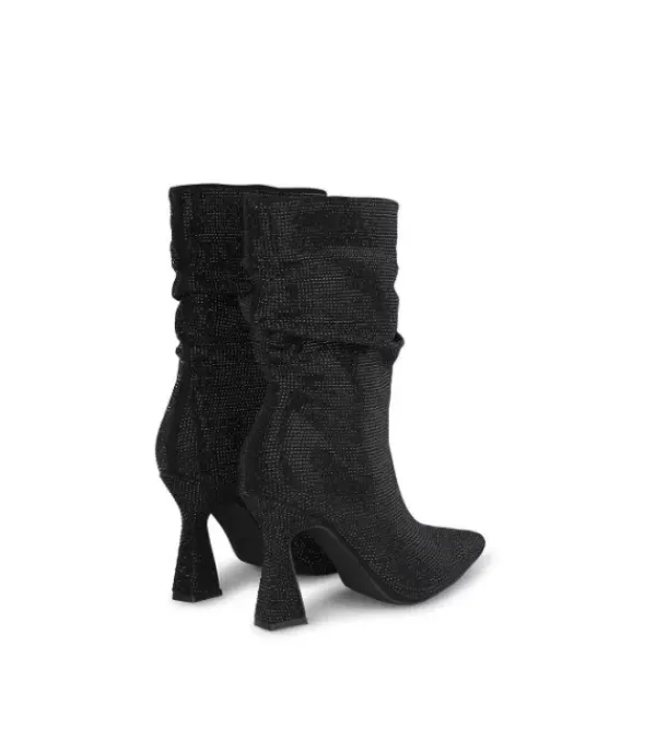 Botines Azules*Alma en Pena Comprar Botin Con Cana Texturizada Y Arrugada