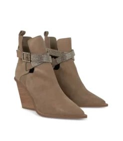 Botines Tacón*Alma en Pena Comprar Botin Con Cinturon Y Pedreria