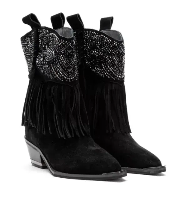 Botines Planos*Alma en Pena Comprar Botin Con Flecos