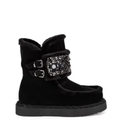 Botines Planos*Alma en Pena Comprar Botin Con Pelo Y Adorno