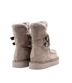 Botines Planos*Alma en Pena Comprar Botin Con Pelo Y Adorno
