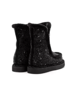 Botines Planos*Alma en Pena Comprar Botin Con Pelo Y Pedreria