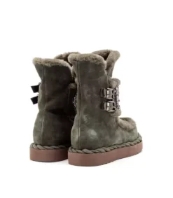 Botines Planos*Alma en Pena Comprar Botin Con Pelo Y Ribete