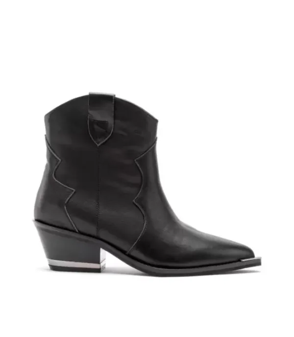Botines Planos*Alma en Pena Comprar Botin Cowboy De Piel