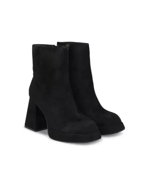 Botines Tacón*Alma en Pena Comprar Botin De Piel Con Punta Cuadrada