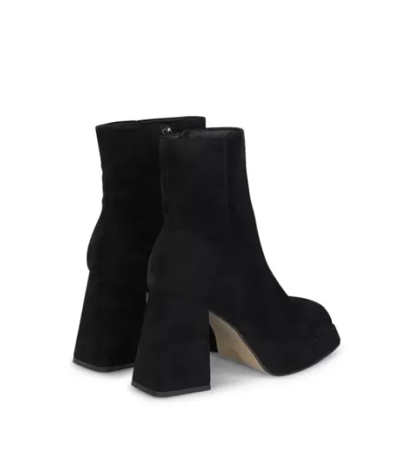 Botines Tacón*Alma en Pena Comprar Botin De Piel Con Punta Cuadrada