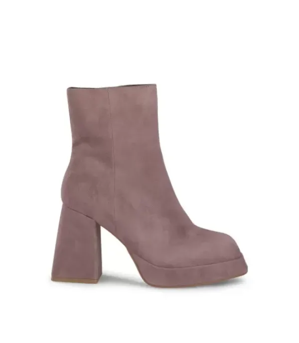 Botines Tacón*Alma en Pena Comprar Botin De Piel Con Punta Cuadrada