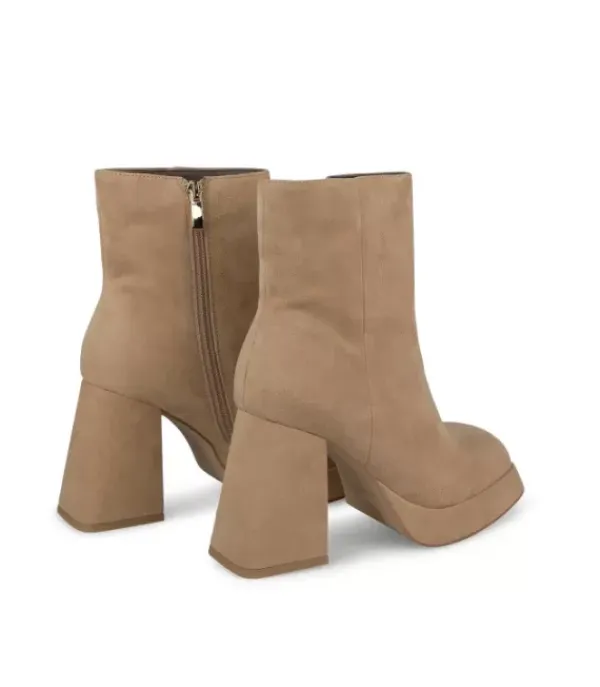 Botines Tacón*Alma en Pena Comprar Botin De Piel Con Punta Cuadrada