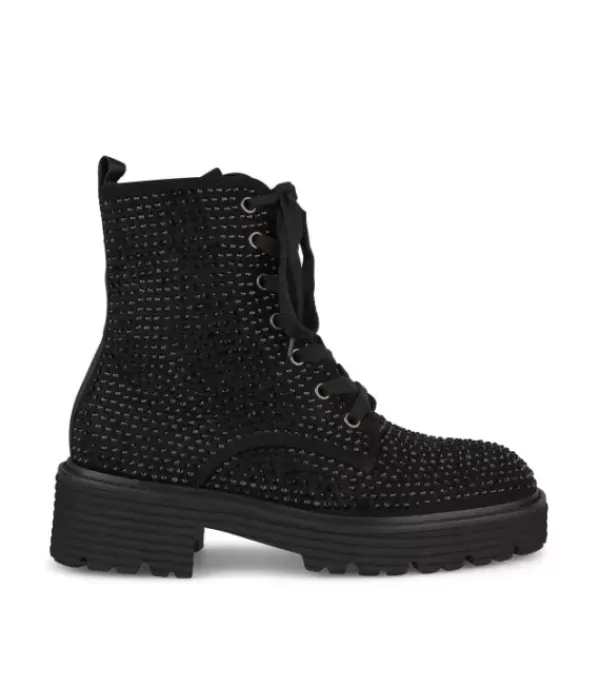 Botines Azules*Alma en Pena Comprar Botines Con Cordones Y Pedreria