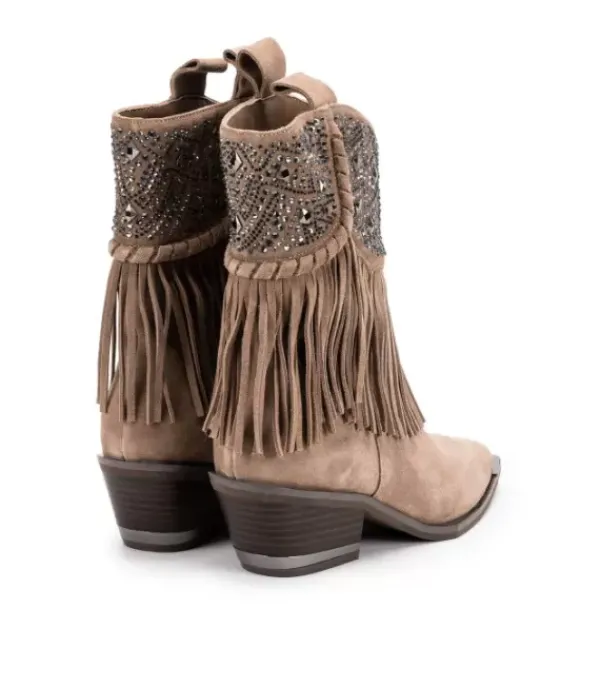 Botines Planos*Alma en Pena Comprar Botines Con Flecos