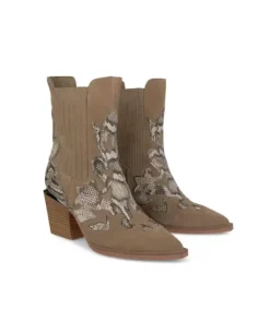 Botines Tacón*Alma en Pena Comprar Botines Estilo Cowboy