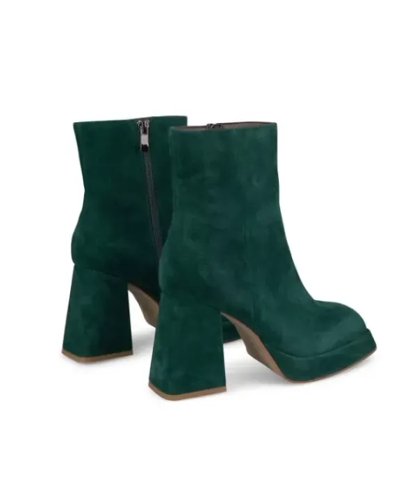 Botines Tacón*Alma en Pena Comprar Botin Piel Punta Cuadrada