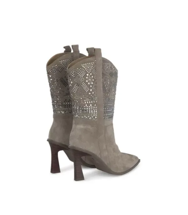 Botines Tacón*Alma en Pena Comprar Botin Tacón Con Detalles Pedreria