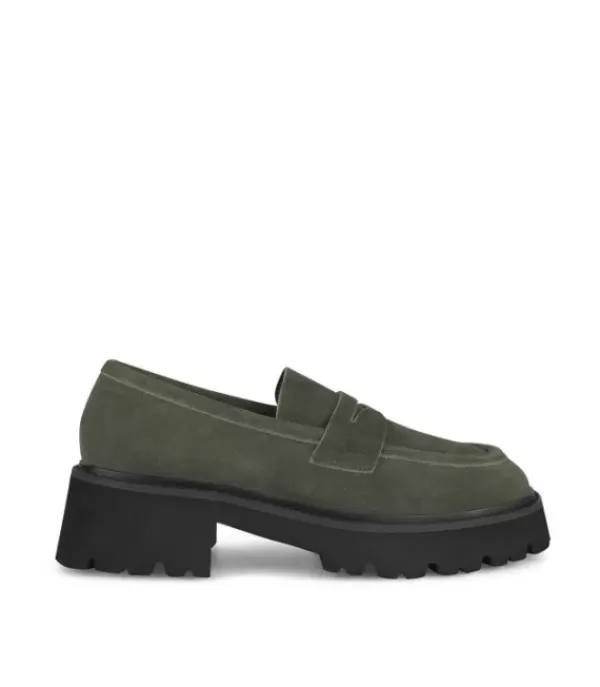Zapatos Planos Azules*Alma en Pena Comprar Mocasin Piel Con Plataforma