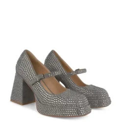 Zapatillas*Alma en Pena Comprar Sandalia Con Punta Cuadrada Y Pedreria