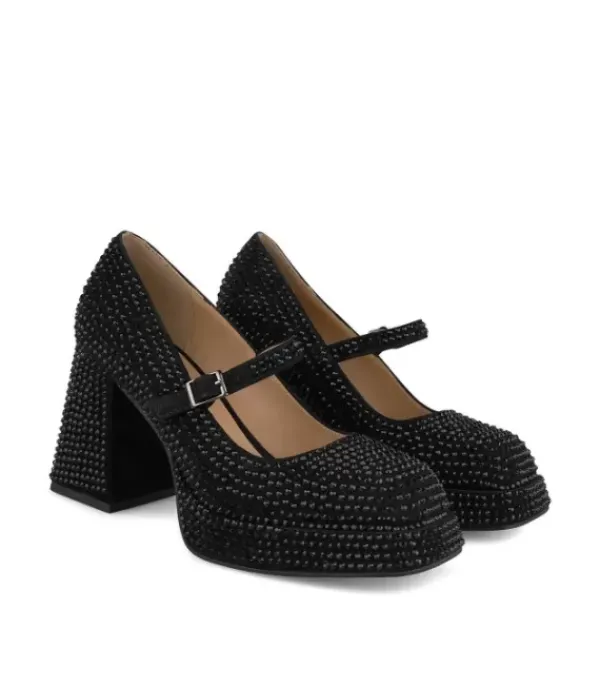 Zapatillas*Alma en Pena Comprar Sandalia Con Punta Cuadrada Y Pedreria