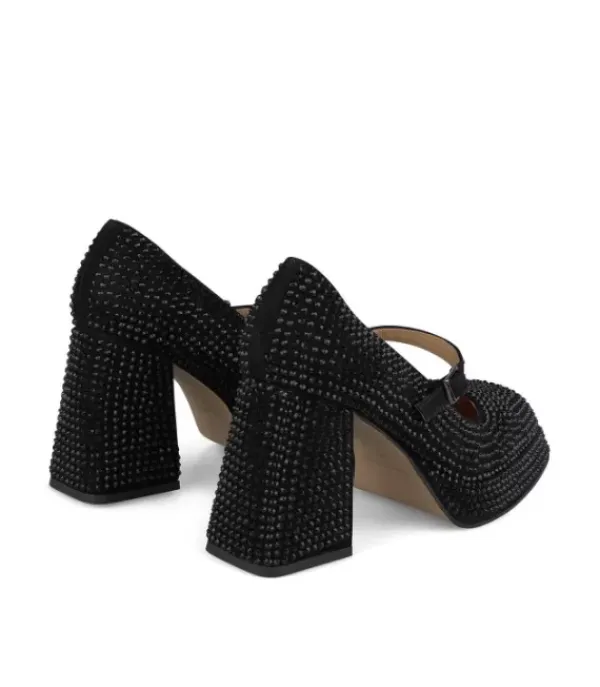 Zapatillas*Alma en Pena Comprar Sandalia Con Punta Cuadrada Y Pedreria