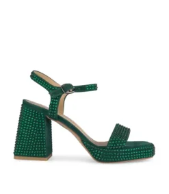 Sandalias De Tacón Alto*Alma en Pena Comprar Sandalia Tacón Cubierta Pedreria