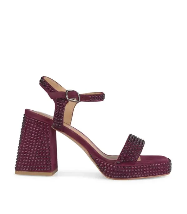 Sandalias De Tacón Alto*Alma en Pena Comprar Sandalia Tacón Cubierta Pedreria
