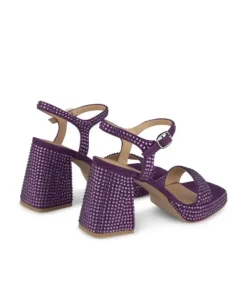 Sandalias De Tacón Alto*Alma en Pena Comprar Sandalia Tacón Cubierta Pedreria