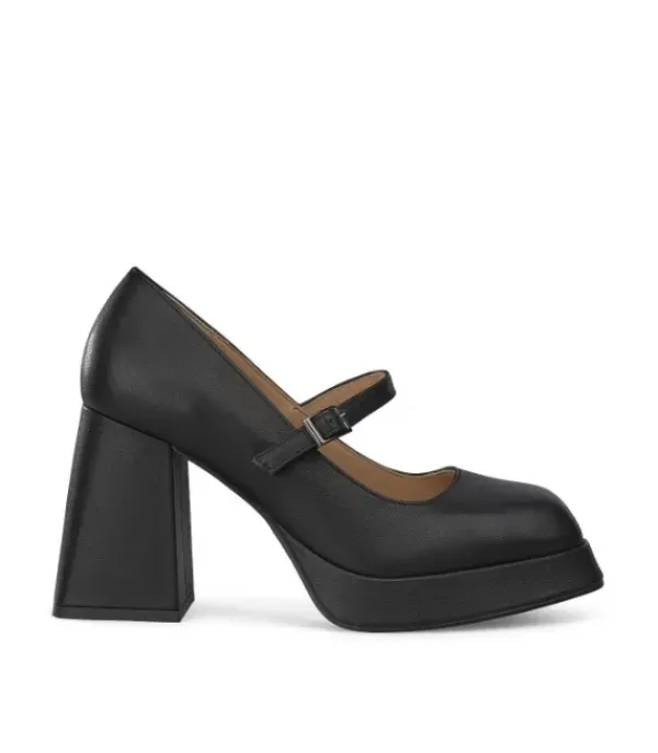 Zapatillas*Alma en Pena Comprar Sandalia Tacón Punta Cuadrada