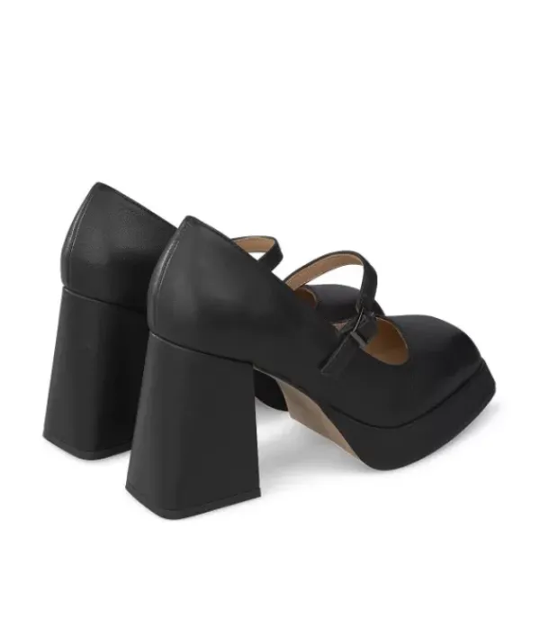 Zapatillas*Alma en Pena Comprar Sandalia Tacón Punta Cuadrada