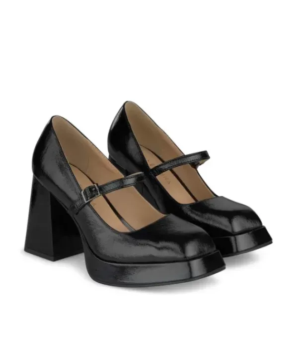 Zapatillas*Alma en Pena Comprar Sandalia Tacón Punta Cuadrada