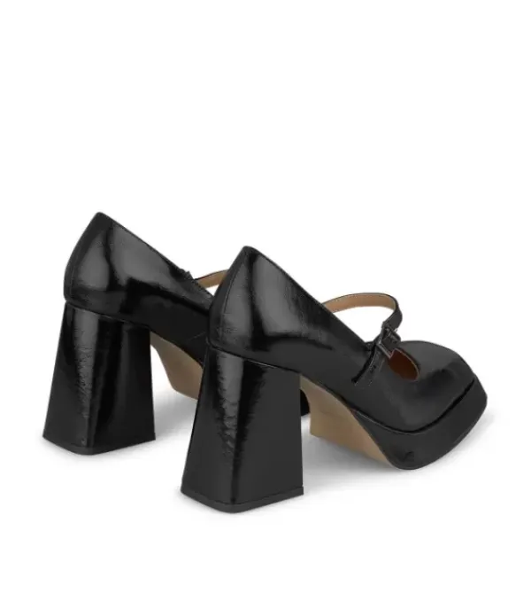 Zapatillas*Alma en Pena Comprar Sandalia Tacón Punta Cuadrada