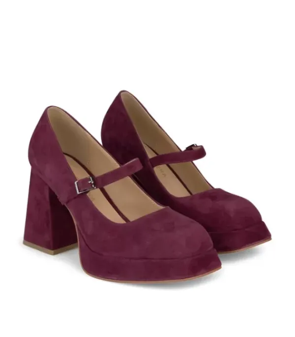 Zapatillas*Alma en Pena Comprar Sandalia Tacón Punta Cuadrada