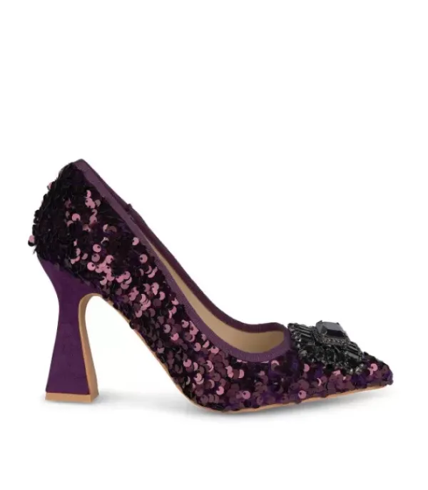 Zapatos De Tacón Azules*Alma en Pena Comprar Tacónes Altos Con Lentejuelas