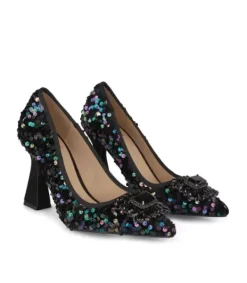 Zapatos De Tacón Azules*Alma en Pena Comprar Tacónes Altos Con Lentejuelas