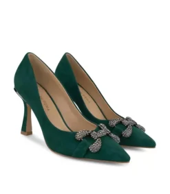 Zapatillas*Alma en Pena Comprar Zapato Piel Con Tacón Hebilla