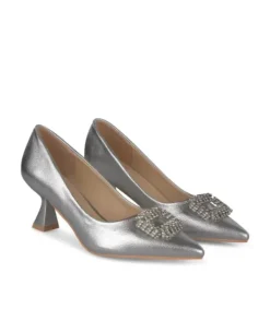 Zapatos De Tacón Azules*Alma en Pena Comprar Zapato Punta Puntiaguda Con Adorno