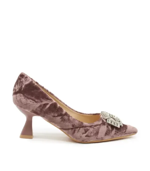 Zapatos De Tacón Azules*Alma en Pena Comprar Zapato Punta Puntiaguda Con Adorno