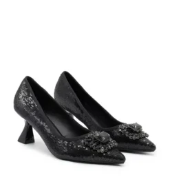 Zapatos De Tacón Azules*Alma en Pena Comprar Zapatos De Tacón Con Lentejuelas