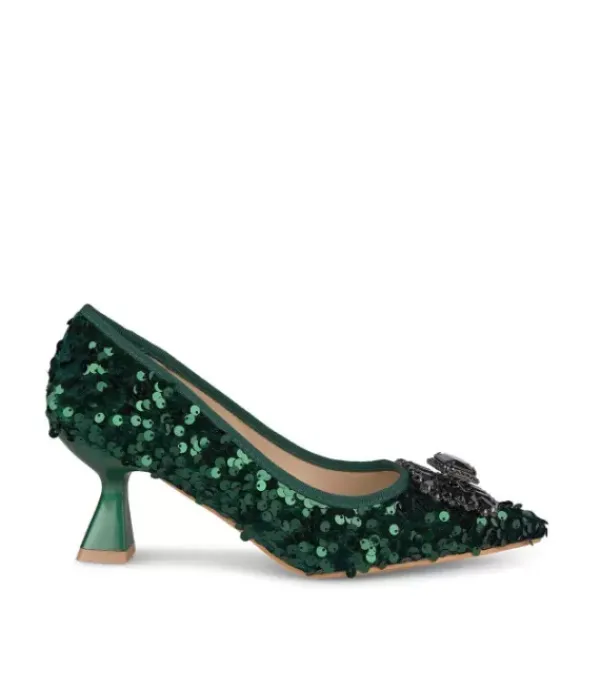 Zapatos De Tacón Azules*Alma en Pena Comprar Zapatos De Tacón Con Lentejuelas