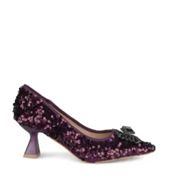 Zapatos De Tacón Azules*Alma en Pena Comprar Zapatos De Tacón Con Lentejuelas