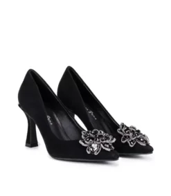 Zapatillas*Alma en Pena Comprar Zapato Tacón Adorno Flor