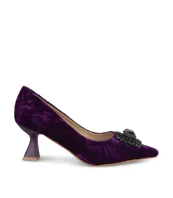 Zapatos De Tacón Azules*Alma en Pena Comprar Zapato Tacón Con Broche Pedreria