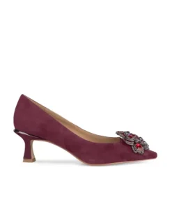 Zapatillas*Alma en Pena Comprar Zapato Tacón Con Flor