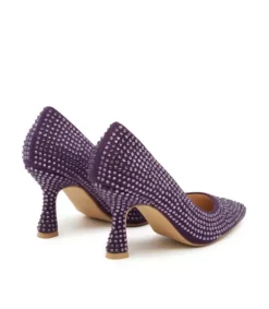 Zapatos De Tacón Azules*Alma en Pena Comprar Zapato Tacón Medio Con Pedreria
